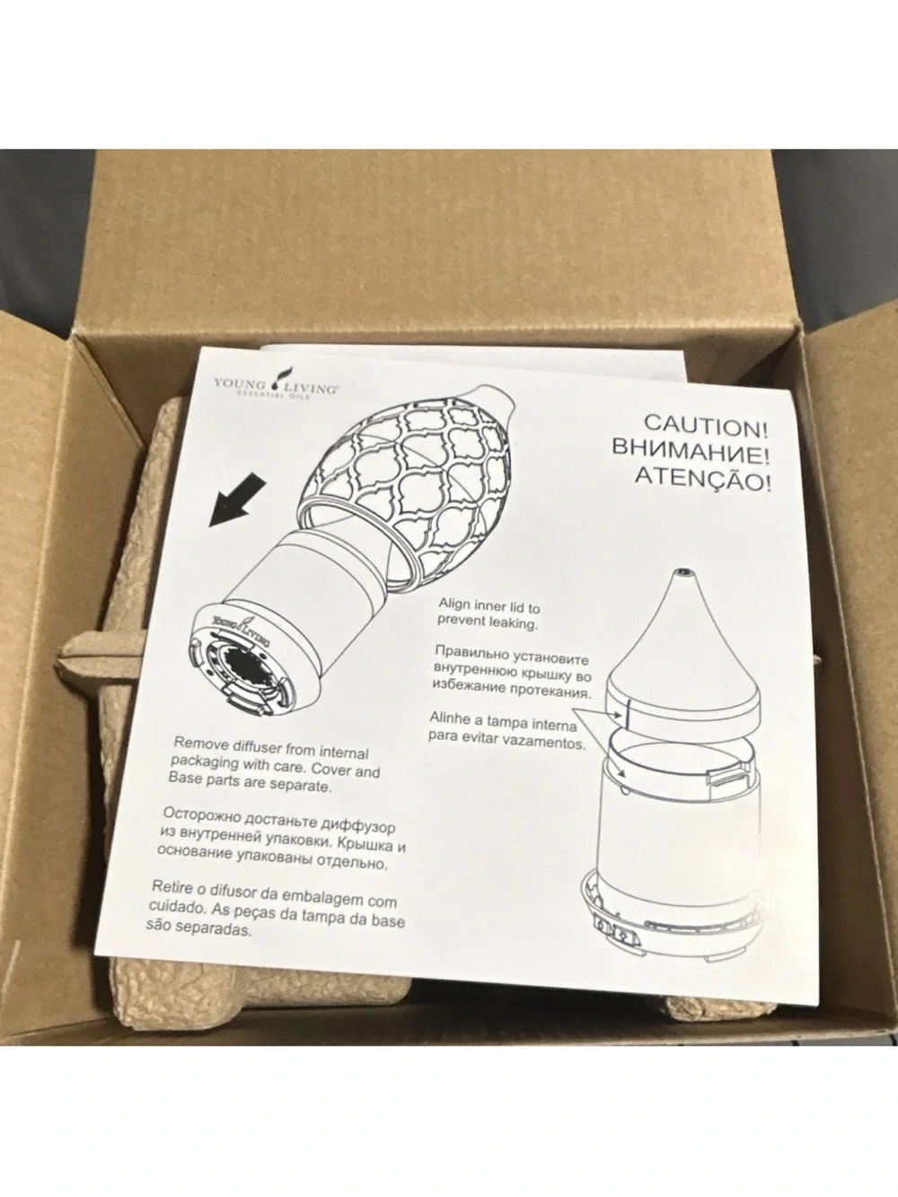 Young Living Desert Mist Red Ultrasonic Diffuser -BRAND NEW